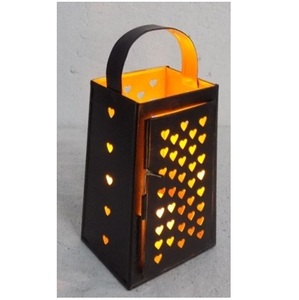 Heart Shaped Iron <b>Lantern</b> <b>Candle</b> <b>Holder</b> for Valentine's Day Home Decoration Die Cutting Printing Heat Resistant - Product Image 6
