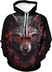 เสื้อฮู้ดผ้าฟลีซน้ำหนักปานกลางแบบเป็นมิตรต่อสิ่งแวดล้อมสำหรับผู้ชาย เสื้อสเวตเชิ้ตสตรีทแวร์ลำลองเนื้อนุ่ม - Product Image 2