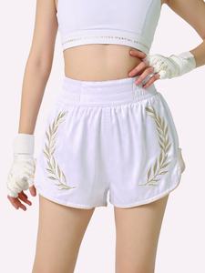 Pantalones Cortos de Muay Thai Blancos de Nuevo Estilo, Personaliza tus Propios Pantalones Cortos de MMA para Niños, Hombres y Mujeres, Todas las Tallas - Product Image 4