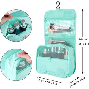 Pengxiaomei Borsa da Viaggio Multifunzione Portatile per Trucchi, Impermeabile, con Manico Comodo per Bagno e Casa - Product Image 2