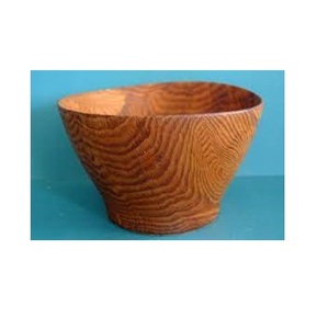 Tazón para Ensalada de Madera de Mango Ecológico con Incrustaciones de Esmalte y Patrón Cruzado, Tazones Decorativos de Madera para Frutas y Bocadillos - Product Image 5