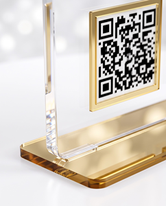 Support de signalétique en acrylique transparent éco-responsable de qualité supérieure - Product Image 5