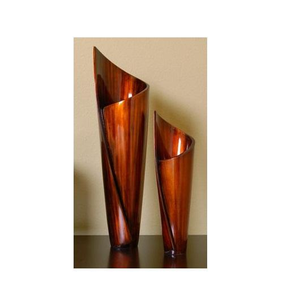 Jarrón de Madera de Mango Clásico, Hecho a Mano, Ligero, 100% Natural, Personalizable, de la Mejor Calidad, Decorativo para Interiores, Sala de Estar, Hogar - Product Image 4