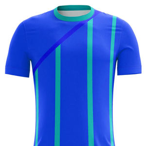 Camiseta de Fútbol Unisex Personalizada con Sublimación, Secado Rápido, Manga Corta, Nombre del Equipo y Logotipo Personalizados, Uniformes de Fútbol - Product Image 4