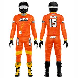 Ropa de Motocross y ATV Todoterreno con Diseño Elegante para Hombre y Mujer, 100% Personalizada, Tejido Elástico, Impresión por Sublimación - Product Image 1