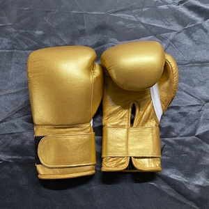 Gants de boxe en cuir véritable de qualité supérieure, à lacets, personnalisables avec votre propre logo, pour entraînement professionnel, Guantes De Boxeo - Product Image 3