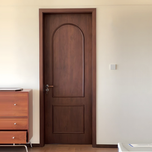 Puertas de Madera Modernas Resistentes al Agua con Diseño Precolado y Revestimiento de PVC MDF para Oficinas Comerciales, Baños y Viviendas - Product Image 4