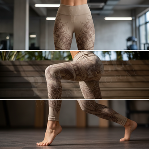 Breathable Quick Dry <b>Women</b> High Waist Yoga <b>Leggings</b> Seamless Fitness Gym Running Apparel Custom Workout Tummy Control Pants - Product Image 4