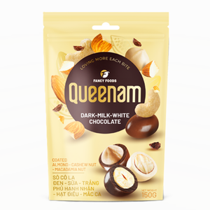 Venta al por mayor de mezcla de chocolate drageado a granel, frutos secos recubiertos de chocolate (almendras, anacardos, macadamia) 150G, dulces y snacks HALAL, ¡precio increíble! - Product Image 1