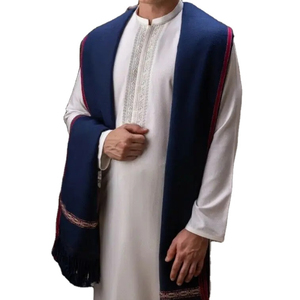 Wholesale Customized Lightweight Windproof Breathable Anti-Bacterial Men's Winter Wool <b>Shawl</b> Solid Pattern Best Price <b>Wedding</b> - Product Image 3