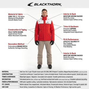 Chaqueta de Esquí con Capucha Personalizada para Hombre, Chaqueta Softshell Aislante, Impermeable, Ajustada, Deportiva, con Bloques de Color, Rellena de Poliéster, para Invierno - Product Image 5
