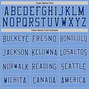 Custom Men's <b>Light</b> Blue Striped Hooded Sweatshirt With Team <b>Name</b> Number Heat Transfer Printing Regular Fit Casual Pullover - Product Image 3
