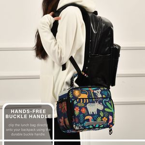 Cartoon Insulated <b>Lunch</b> Bag Portable Thermal Cooler Tote Zipper <b>Lunch</b> <b>Box</b> Bag for Kids School Picnic Travel - Product Image 5