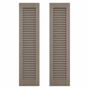 Volets à persiennes en bois massif de qualité supérieure pour fenêtres et portes d'armoires Volets en bois massif élégants, durables et fonctionnels - Product Image 1