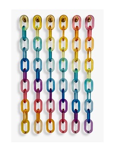 Maillons de chaîne en résine durable, couleur personnalisable, bonne qualité, grandes et petites tailles, suspension murale en résine époxy. - Product Image 4