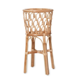 2 Tiers Indoor New Trend Luxury Decor Rattan Planter <b>Stand</b> Plant Flower Shelf Rack Green <b>Trees</b> <b>Stands</b> - Product Image 1