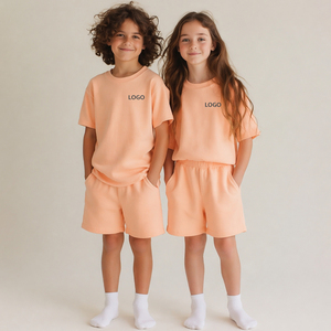 OEM 2026||New Arrival Wholesale Custom logo Clothing Summer Clothes French |Two Piece Sweatshirt Shorts <b>Sets</b> In Affordable Price - Product Image 3