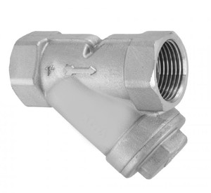 Válvula de Filtro de Agua y Aceite Tipo Y de Acero Inoxidable SS 304 de Calidad Manual - Product Image 2