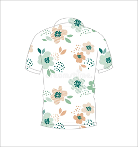 Camisa Polo con Estampado Floral Abstracto Personalizado para Hombre, Manga Corta, Casual, Verano, Transpirable, Ligera, Moda, Golf - Product Image 2