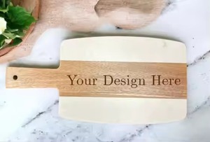 Juego de Tablas de Cortar de Bambú Antiguo Elegante, con Asas de Diseño Pulido, Bloques de Corte de Madera de Alta Calidad para Uso en la Cocina - Product Image 3