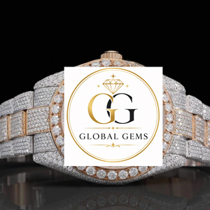 Hot Sale Luxury VVS Moissanite Rose Gold Diamond Watch Full Bling for Business Wear and High Fashion Looks Available for Sale - Product Image 2