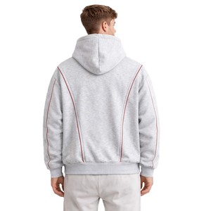 Sudadera con Capucha de Felpa Gruesa de Doble Color para Hombre, Estilo Urbano, con Logotipo Personalizado, Alta Calidad, Suministro al por Mayor - Product Image 3