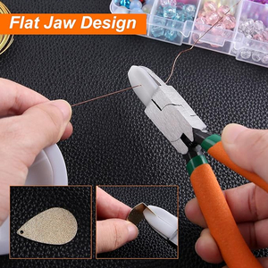 Professional Nylon Jaw Jewelry Pliers Non Scratching <b>Wire</b> Bending Shaping Tool with Spare Replaceable Jaws for <b>Crafting</b> DIY - Product Image 4