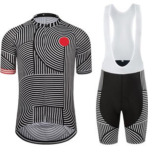 Maillots de Ciclismo Transpirables de Nuevo Diseño, de Secado Rápido, Manga Corta, con Tirantes, para Equipos, Venta al por Mayor, Maillot de Ciclismo para Hombre, Precio Económico, Uniformes de Ciclismo - Product Image 3