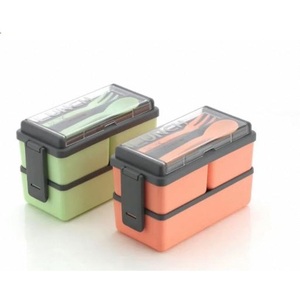 Premium Leak Proof Plastic <b>Lunch</b> <b>Box</b> with <b>Compartments</b> Safe School Meals At Best Price By Supplier - Product Image 1