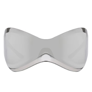 2025 Oversized Futuristic Y2k Shield <b>Sun</b> Glasses for Men Women Wrap Around Fashion Superhero Chic Mask Sunglasses <b>Shades</b> - Product Image 5