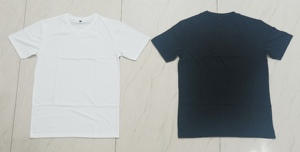 T-shirt pour homme en coton 100% tricoté blanc, 160g, qualité économique, impression de logo personnalisée, écologique et durable, vente en gros - Product Image 4