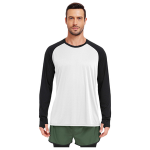 Custom Men <b>Raglan</b> Long Sleeve Tracksuit Set Sublimated Performance Training <b>Top</b> and Jogger Pants Sportswear - Product Image 4