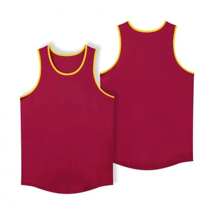 Débardeur de sport respirant à séchage rapide pour homme, logo personnalisé, en Spandex/Polyester tricoté, style vintage, prix de gros OEM - Product Image 1