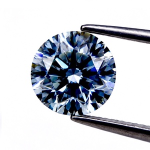 Pierre précieuse en moissanite violette de 10 mm, taille brillant ronde, non montée |   Pierre de Moissanite Ronde Violette Premium pour la Fabrication de Bijoux |   Vente en gros - Product Image 2