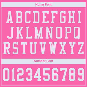 Maillot de football américain personnalisé respirant grande taille pour homme, rose et blanc en mesh, avec nom et numéro au choix, uniforme de fan, vente en gros OEM - Product Image 5