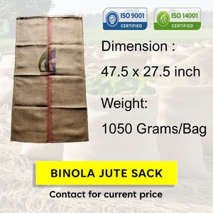 Sacs en jute 47,5x27,5 pouces 1050g, sacs binola 100kg pour l'emballage du blé, de l'orge et des céréales, vente en gros Goodman Global Bangladesh - Product Image 2
