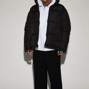 Chaqueta de burbujas para hombre de alta calidad, diseño único 2026, proveedor mayorista, logotipo personalizado, chaqueta cálida de invierno - Product Image 3