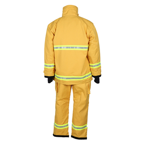 Combinaison de protection pour pompiers en aramide, vêtements de travail résistants au feu, veste et pantalon avec bandes réfléchissantes, vêtements de sécurité résistants à la chaleur pour les secours - Product Image 4