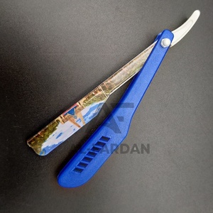 Rasoir le plus vendu, poids léger, haute qualité, manche en plastique ABS à lame unique, rasoir droit de barbier entièrement personnalisable - Product Image 2