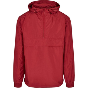 Classics Basic Pull OverWindbreaker Jacket Hooded Windrunner Hoodie Blank Patchwork Waterproof with Custom logo <b>Running</b> Jacket - Product Image 1