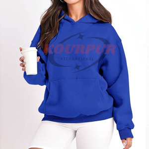 Hoodie pour femme de haute qualité, nouvelle arrivée, en polaire, tendance, élégant et confortable, prix de gros - Product Image 4