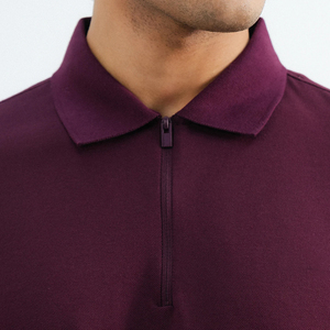 <b>Men</b> Quarter Zip T Shirt Premium Activewear Top with <b>Stretch</b> Fabric for Outdoor Workout & Daily Comfort T-shirt for <b>men</b> - Product Image 4