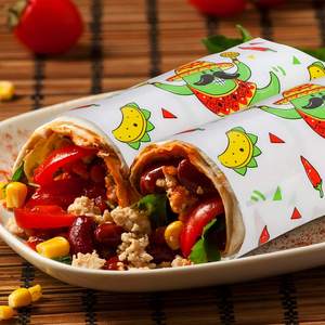 Nonstick Greaseproof Eco-friendly Microwave Safe Custom Printed Food Packaging Basket Liner Double-Sided Glassine Paper - Product Image 5