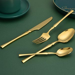 Couteau de table élégant, écologique, luxueux et moderne en or, 22,5 cm, poli miroir, en acier inoxydable, pour hôtels et mariages - Product Image 5