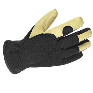 Gants de jardin en cuir sur mesure pour hommes et femmes, pour travaux extérieurs et sécurité, avec manchette élastique - Product Image 5
