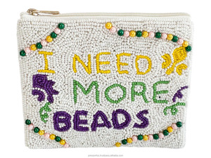 กระเป๋าคลัทช์ทรงกลม ประดับลูกปัดหลากสี ดีไซน์เก๋  กระเป๋าถือแบบพกพาสำหรับงานปาร์ตี้และงานกลางคืน แฟชั่นสำหรับผู้หญิง - Product Image 6