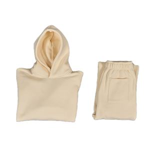 OEM Personnalisé Unisexe 3d Puff Print Hoodies Ensemble Surdimensionné Joggers Costumes Streetwear Hommes Coton Laine Hoodies Survêtement Survêtement 2026 - Product Image 5