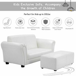 Divano letto doppio per bambini KidFT con pouf - Product Image 5