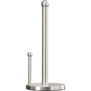 Modern Stainless Steel <b>Paper</b> Towel Holder Vertical <b>Kitchen</b> Roll Stand with Weighted Base for Countertop Storage - Product Image 2