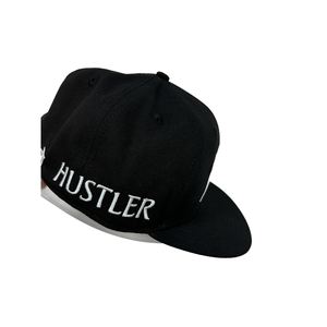 Gorra de Béisbol Hip Hop de 6 Paneles con Bordado de Logotipo de Marca Personalizada, Visera Plana, Cierre a Presión, 100% Poliéster, Unisex - Product Image 3